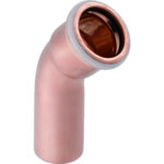 Mapress 60702  Copper Bend With Plain End 45 Deg 15mm