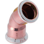 Mapress 34516  Copper Bend Gas 45 Deg 22mm