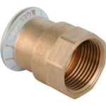Mapress 61802  Copper Adaptor With Female Thread 15mm x 1/2"