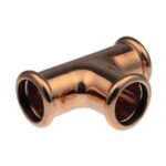 Mapress 61104  Copper T-piece reduced: 15 x 22 x 15mm