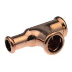 Mapress 61215  Copper T-piece reduced: 35 x 28 x 35mm