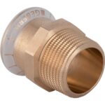 Mapress 61709  Copper Adaptor With Male Thread 35mm x 11/4"