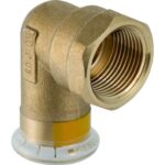 Mapress 63894  Copper Elbow Adaptor 90 deg  Male Thread: 15mm x 3/8"