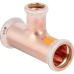 Mapress 34554  Copper T- Piece Reduced Gas 22 x 22 x 15mm