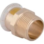 Mapress 34672  Copper Adaptor With Male Thread Gas 35mm x 11/4"