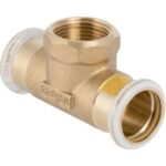 Mapress 34738  Copper T- Piece with Female Thread Gas 28 x 1/2 x 28mm