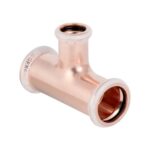 Mapress 61242  Copper T-piece reduced: 22 x22 x 15mm