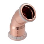 Mapress 60606  Copper Bend 45 Deg 35mm