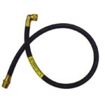 Micropoint angle c/hose 3.6ft (nat gas)