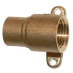 Wall connector - angle 15mm x 1/2"