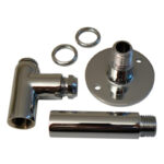 **Rest'r elbow kit 4"x 8mm chrome