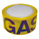 Gas ID tape 38mm x 66m yellow