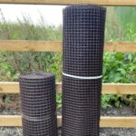 11.5" x 9" Brown Plastic Coated With Cut Out With Additional Mesh Gate