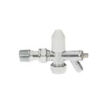 Drain Off Lockshield White - Tower Branded