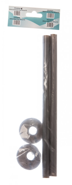 Product image for SKU 40085451 300mm Anthracite Pipe Shroud Kit - Tower Branded - Image 1