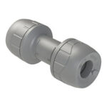 2x10mm Straight Push Fit - Chrome - Tower Branded