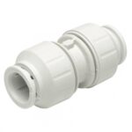 10mm Straight Push Fit - Black - Tower Branded