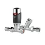 10-15mm Corner Anthracite TRV4 & Lockshield Pack - Tower Branded