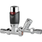 10-15mm Straight Anthracite TRV4 & Lockshield Pack - Tower Branded