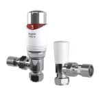 10-15mm Angled Chrome TRV4 & D/O Lockshield Pack - Tower Branded