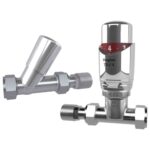 10-15mm Straight Black TRV4 & Lockshield Pack - Tower Branded