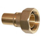 22mm X1"  Grooved meter union+washer GMU221