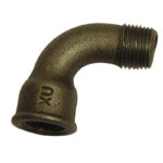 BM001A BLACK 90' bend MxF 1/2"
