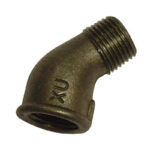 BM121 BLACK 45' elbow MxF 2"