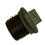 BM290 BLACK flanged plug 3/8"