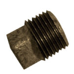 BM291 BLACK plain plug 2"