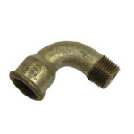 GM001A GALV 90' bend MxF 1/2"