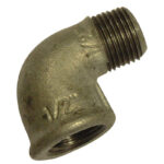 **GM092 GALV 90' elbow MxF 1/4"