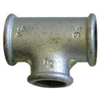 **GM130R GALV red tee 1/2"x1/2"x3/4"