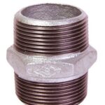 **GM280 GALV hex nipple MxM 4"