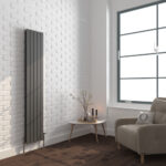 Cyrus 1800x376mm Double Panel Grey Radiator