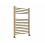 800x500mm 25mm Ladder Rail Brushed Brass