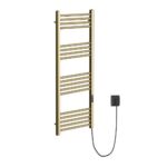 Electric Towel Rail 1200x500mm Brushed Brass