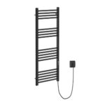 Electric Towel Rail 1200x500mm Black