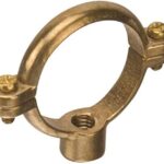 GM GALV single pipe ring 15mm (1/2")
