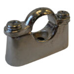 A10 cast brass hospital bracket CP 22mm