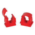 (1 = PK 20) TALON Red 15mm single locking clip