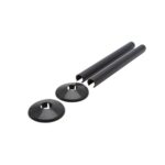 Snappit Tail Rail Kit 15mm Anthracite Grey Kit 2