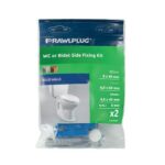 WC Or Bidet Side Fix Kit (Single Bag Set) R-S1-KPUPBS