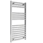 Kudox Inspire Gloss White Aluminium Towel Radiator 1100mm x 500mm