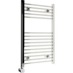 Kudox CP Straight Thermostatic Electric Towel Radiator500x800mm 200w