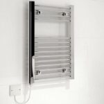 Fresssh Electric Towel Rail 400mm x 700mm Chrome Straight