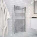 Fresssh Electric Towel Rail 500mm x 1100mm Chrome Straight