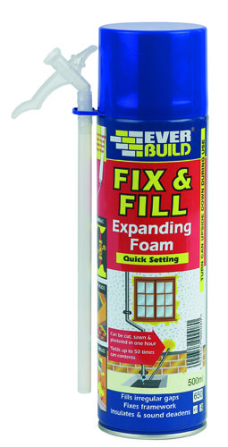 50040401-1.jpg EVERBUILD Fix&Fill expanding foam 500ml - Image 1