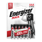 Energizer Max Alkaline AAA Battery Pack Of 6+4