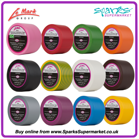 Product image for SKU 50099029 50mm x 33m Elec PVC Black Tape - 32mm Core - Image 1
